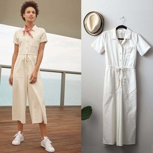 Madewell Wide-Leg Utility Jumpsuit Crop Jumper
